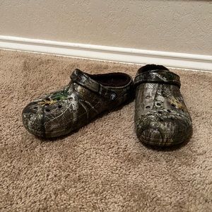 Camo Croc Slippers Brand New